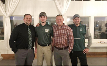 Eric Eades honored by Alpena JV football team